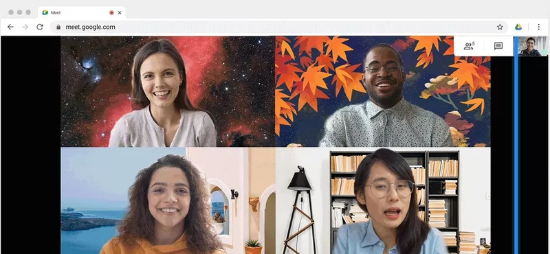 Új funkciót kap a Google Meet, már kezdheti válogatni a képeket hozzá