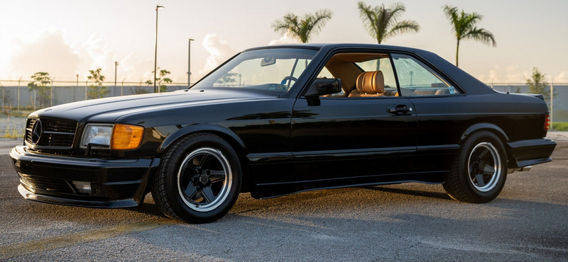 1986-os időkapszula: keveset használt Mercedes AMG 560 SEC 6.0 vár új gazdára