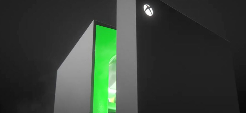 Mától rendelhető a Microsoft hűtőszekrénye, ami pont úgy néz ki, mint egy Xbox