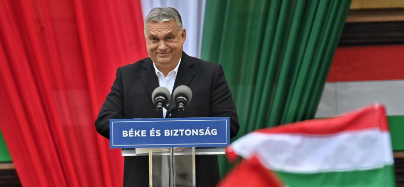 "A csillagok jól állnak" - Székesfehérváron tartotta kampánygyűlését Orbán Viktor