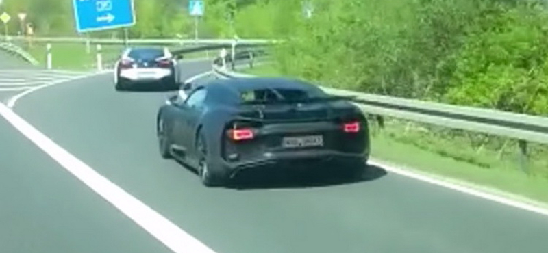 Videó: Már gurul a Bugatti Veyron utódjának első próbaváltozata