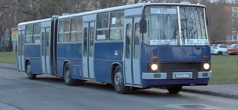 1986 óta járta az utakat a legidősebb BKV-s Ikarus busz