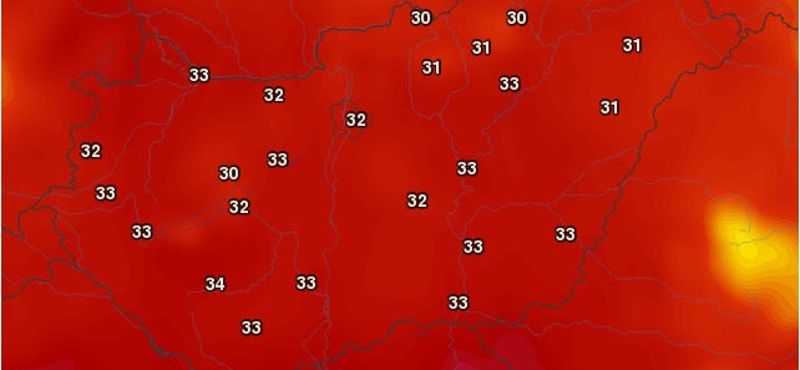 Csütörtöktől visszatér a forróság