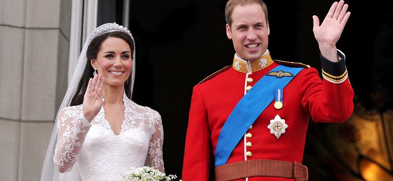 Korábban nem látott esküvői fotóval ünnepli tizenharmadik házassági évfordulóját Vilmos herceg és Katalin hercegné