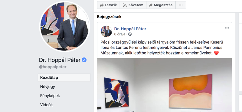 Ingyen adtak múzeumi festményeket a fideszes irodájába