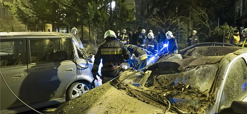 Pusztított a szél Budapesten