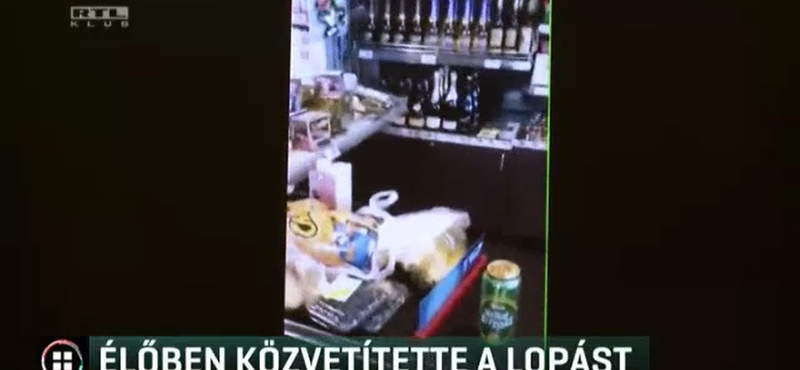 Facebookos élő videóban mutatta meg, hogyan lop a boltból a mezőkövesdi tolvaj