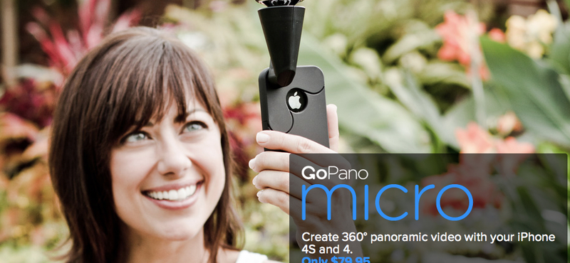 GoPano micro: interaktív panorámavideók készítése az iPhone-nal