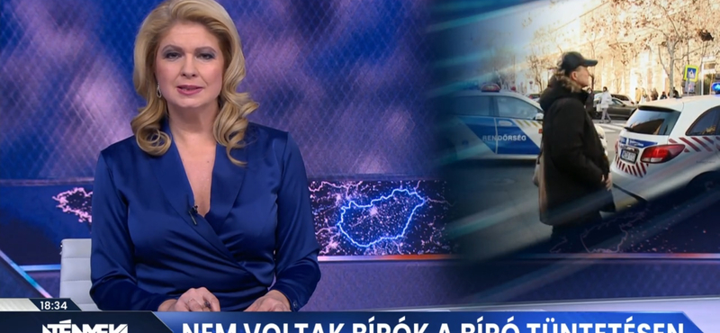 A TV2 szerint nem voltak bírók a „bíró tüntetésen”