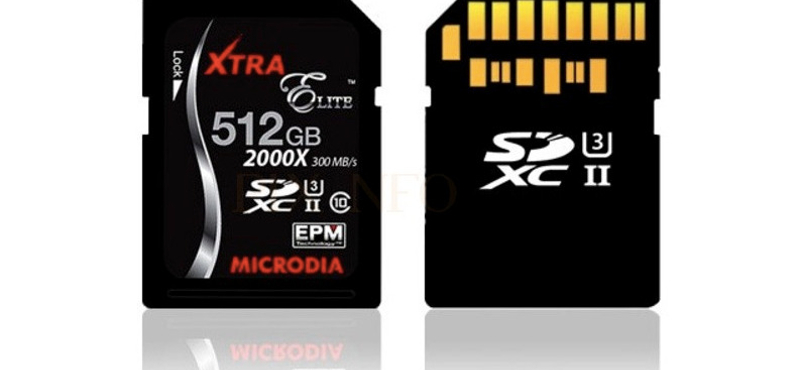 Hihetetlen, mennyi fér rá: itt a világ legnagyobb kapacitású microSD kártyája