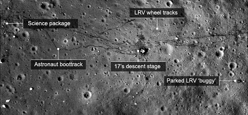 Videó: új felvételek a holdra szállások nyomairól 