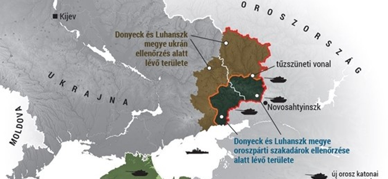 Népszavazással csatlakoznának Oroszországhoz az oroszbarát luhanszki szakadárok