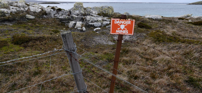 40 évvel a háború után felszedték az utolsó taposóaknát is a Falkland-szigeteken