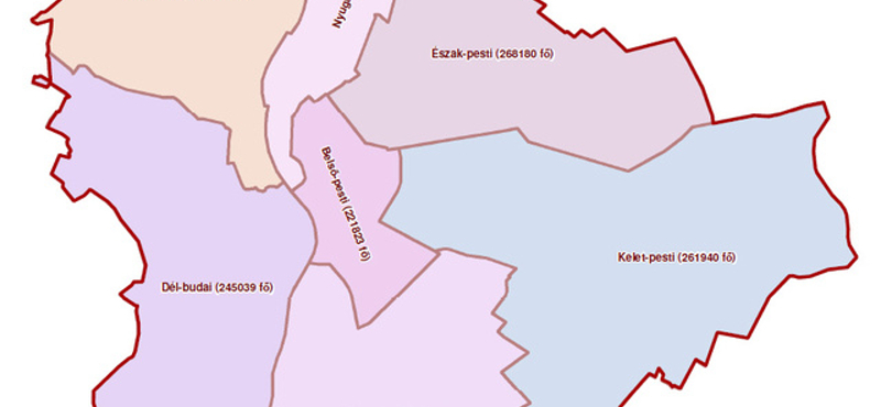 Budapestet hét körzetre osztja a kormány