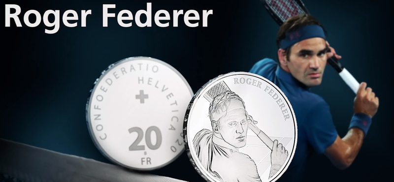 Emlékérmére sajtolják Roger Federert