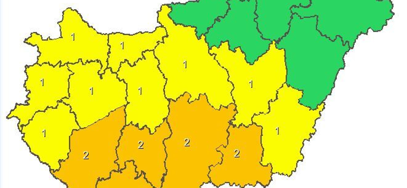 A déli megyékben másodfokú hőségriadó van érvényben, de máshol sem fogunk fázni