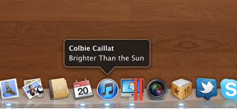 Lion tipp: az éppen játszott dal megjelenítése a Dock iTunes ikonjánál!