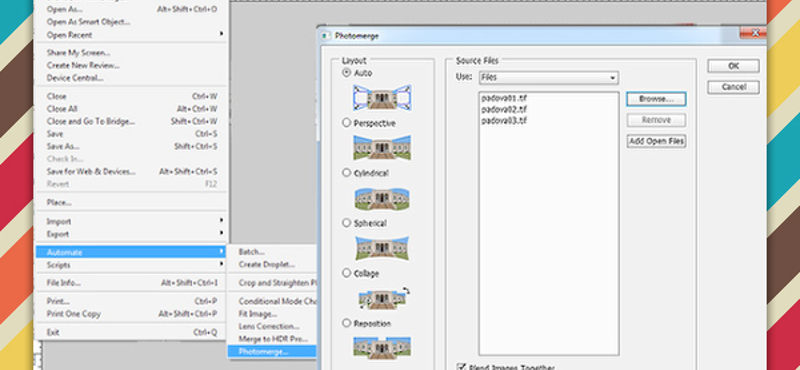 Panoráma képek készítése Photoshopban, pár kattintással!