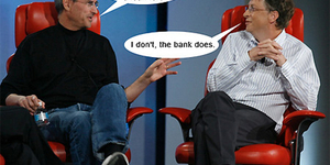 Steve Jobs versus Bill gates tribute