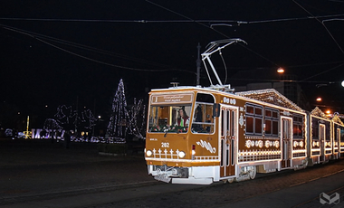 A miskolci mézeskalács villamosnál nem volt szebb adventi villamos egész Európában