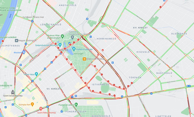 Már kora délután bedugult a budapesti belváros – ne most induljon arra autóval