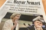 A Magyar Nemzet csütörtöki címlapja kiváló időzítéssel száll bele a háborúpártiságba