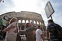 Felnyársalta magát a Colosseum kerítésére egy amerikai turista